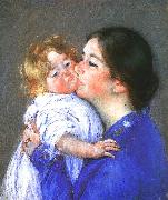 Mary Cassatt A Kiss for Baby Anne oil